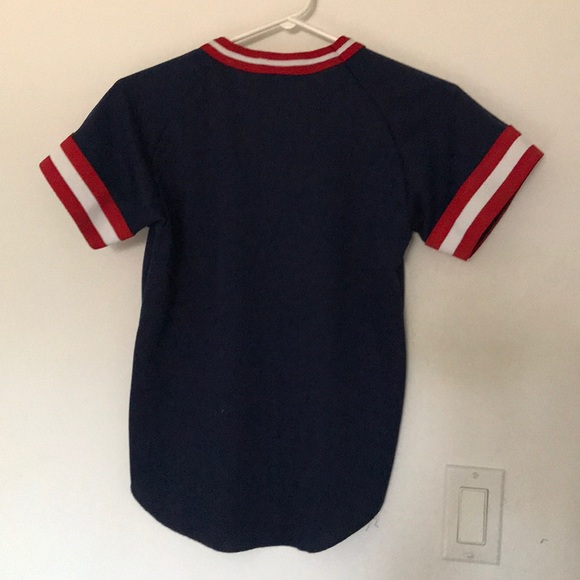 Alleson athletic medium size M youth blue T-shirt - Picture 2 of 3